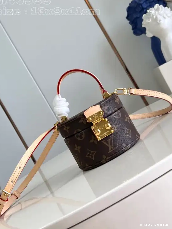Official oldcobbler VUITTON LOUIS Scott-13.5*9*11.5CM 0623